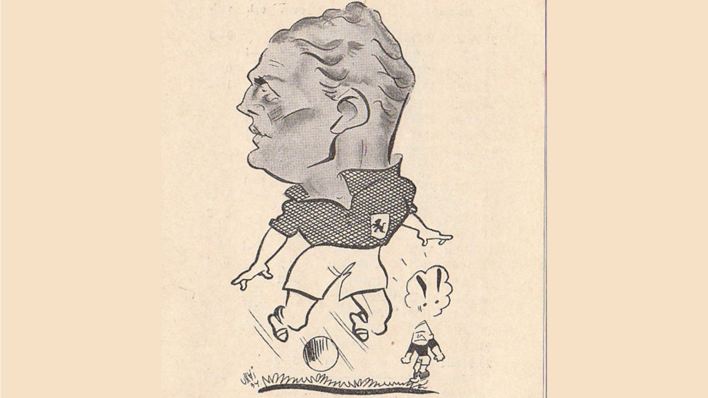 Mauk Weber was de eerste ADO-speler die een WK-speelde. In 1934 ging hij met Oranje naar fascistisch Italië.